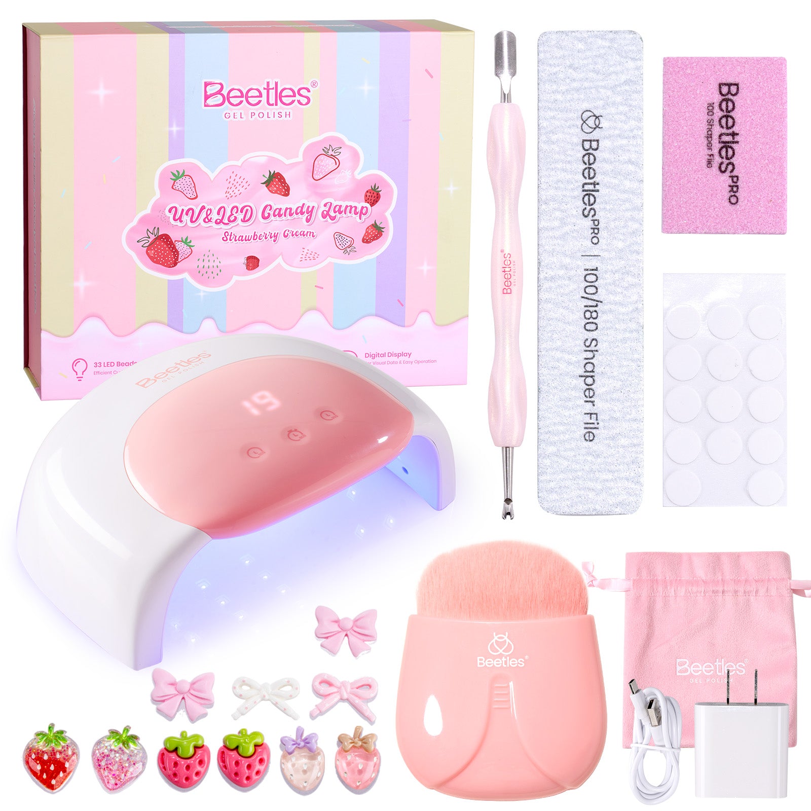 Beetles Stay Shining Candy White UV/LED Nail Lamp