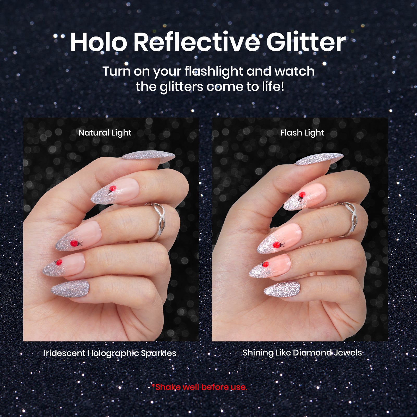 Festive Sparkle - Nail Art Gel Liner
