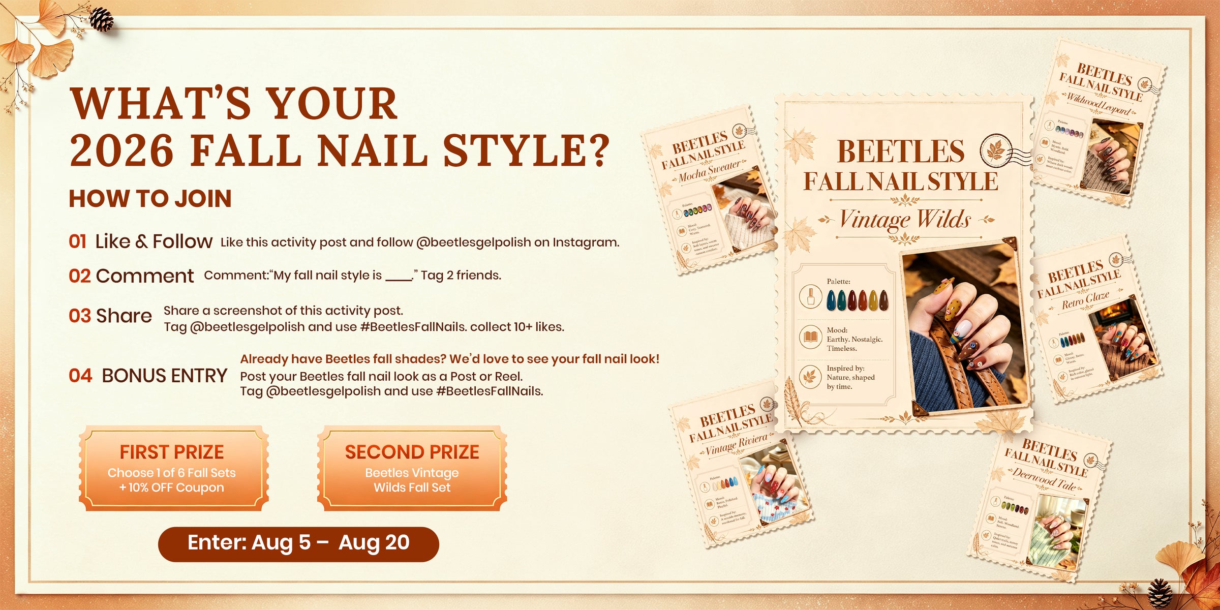 Fall Nail Trends 2026: Find Your Autumn Nail Style with Beetles Gel Polish