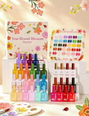 Year-Round Blossom | 30 Trending Colorful Colors HEMA Free & TPO Free Runway Palette 10ml Gel Polish Set