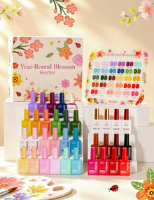 Year-Round Blossom | 30 Trending Colorful Colors HEMA Free & TPO Free Runway Palette 10ml Gel Polish Set