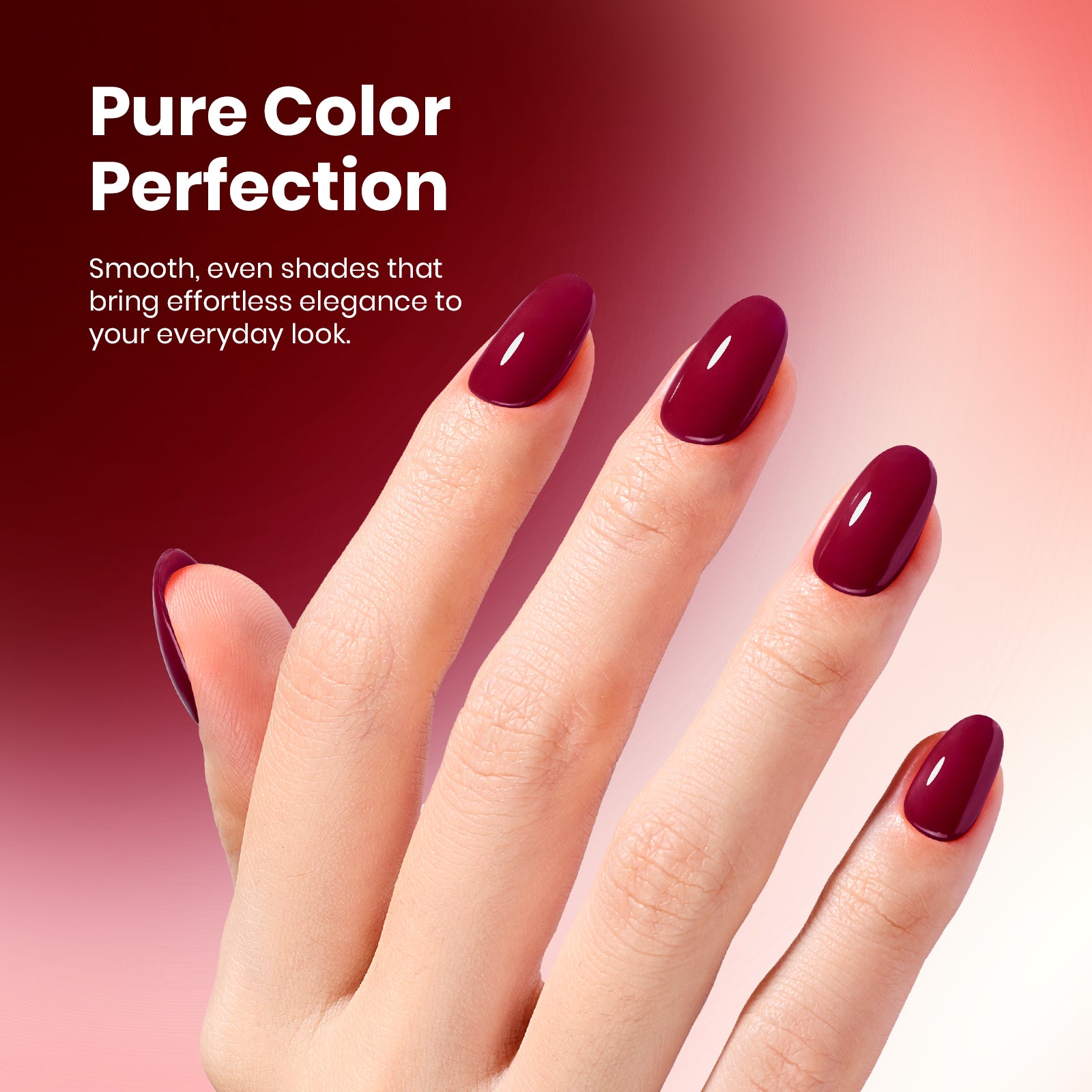 Beetles Gel Polish Burgundy Bliss - 15ml of Rich Escape