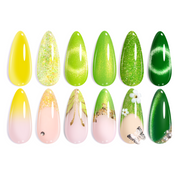 Summer Beats | 6 Colors Nails Jelly Cat Eye Glitter Gel Polish Set