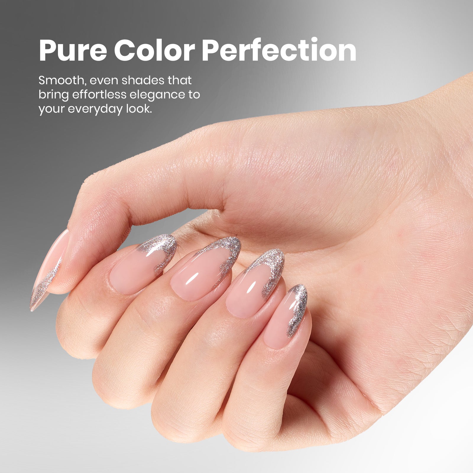 Beetles Gel Polish Silver Moonlight - 15ml of Night Serenity