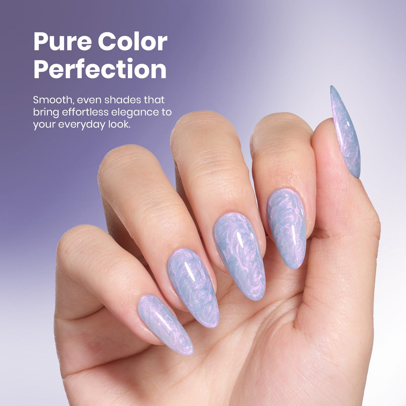 Beetles Stay Shining Gel Polish Lavender Nebula - 15ml of Dream Escape