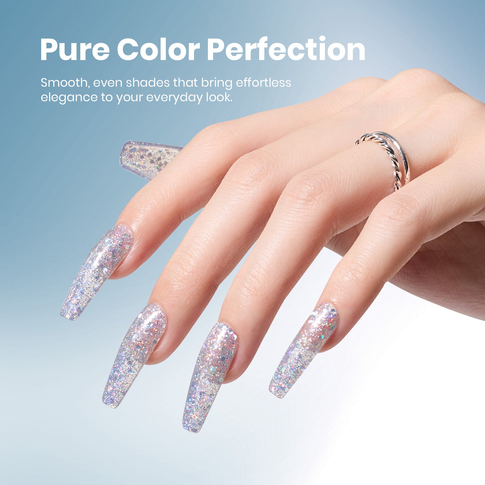 Beetles Stay Shining Gel Polish Holographic Stardust - 15ml of Magic Spark