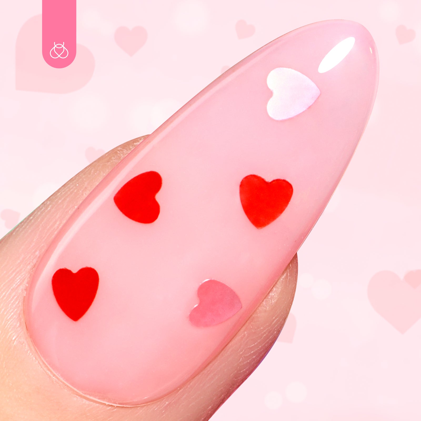 Beetles Stay Shining Heart Glitter Top Coat HEMA Free & TPO Free 15ml