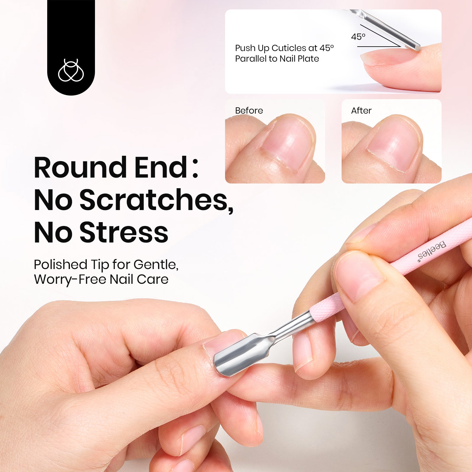 Beetles Stay Shining Dual Ended Cuticle Remover