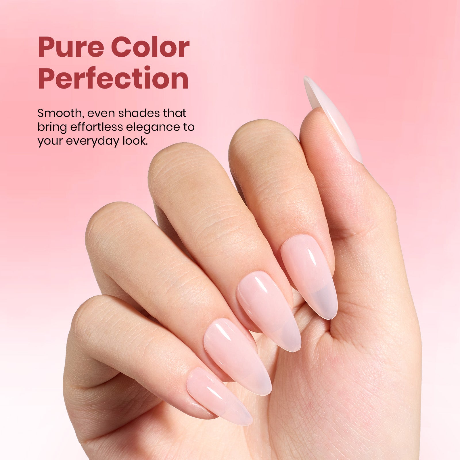 Beetles Gel Polish Bare Petal - 15ml of Tender Whisper