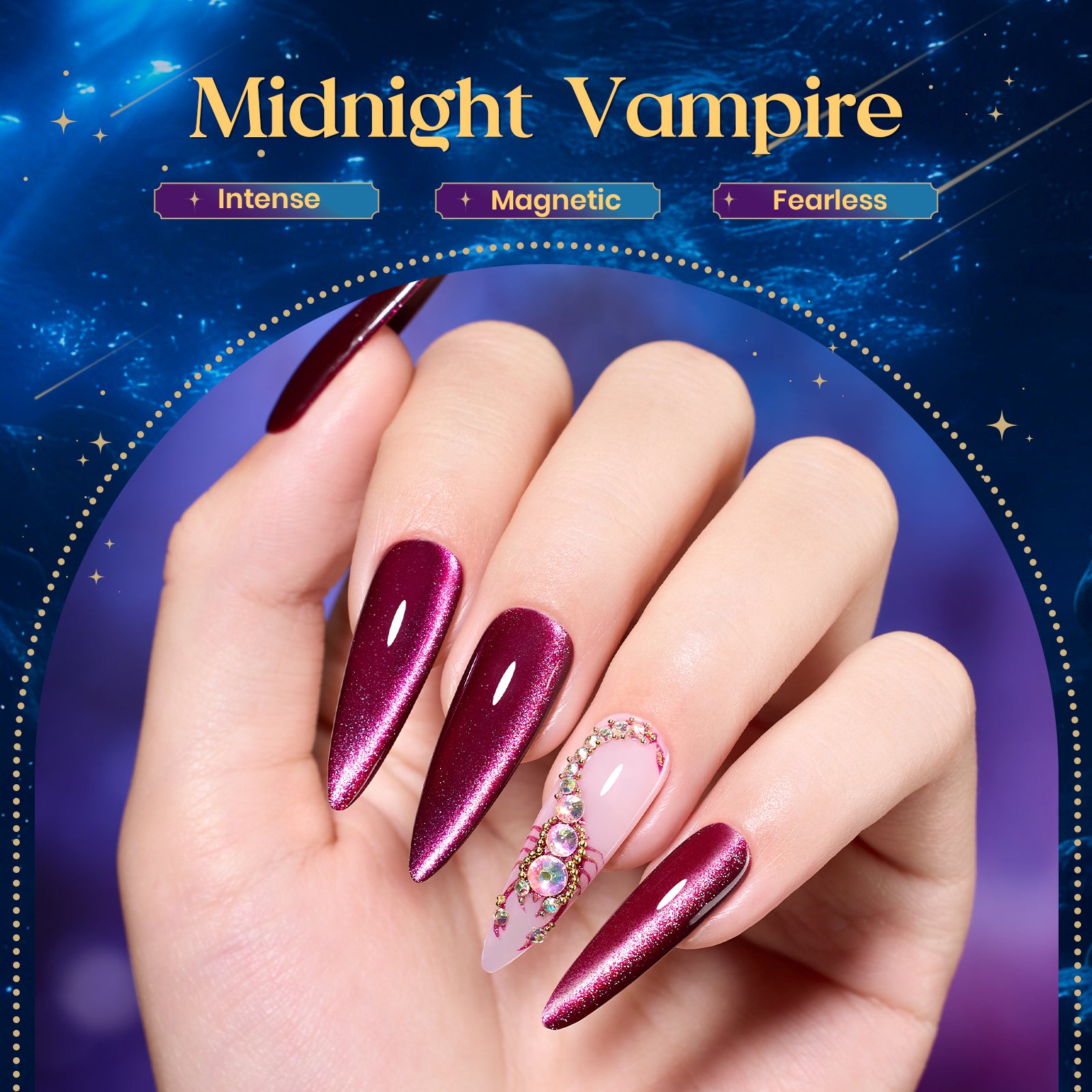 Beetles Lucky Box Scorpio Sign Gel Nail Polish Kit - 6 Colors Zodiac Inspired Nail Art Set