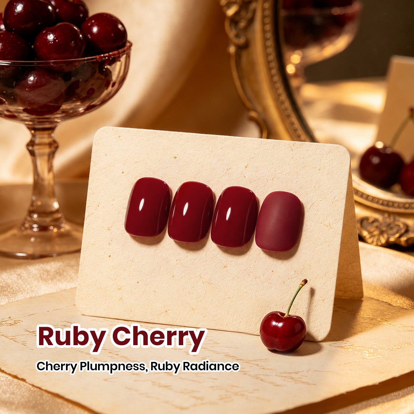 Beetles Fall Nails Season - Ruby Cherry Gel Nail Polish Autumn Halloween Nails 9ML