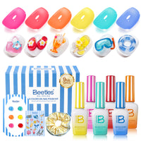 Beetles Summer Voyage - Summer Specials Jelly Gel Neon Nails 6 Colors Gel Polish Set 9ml