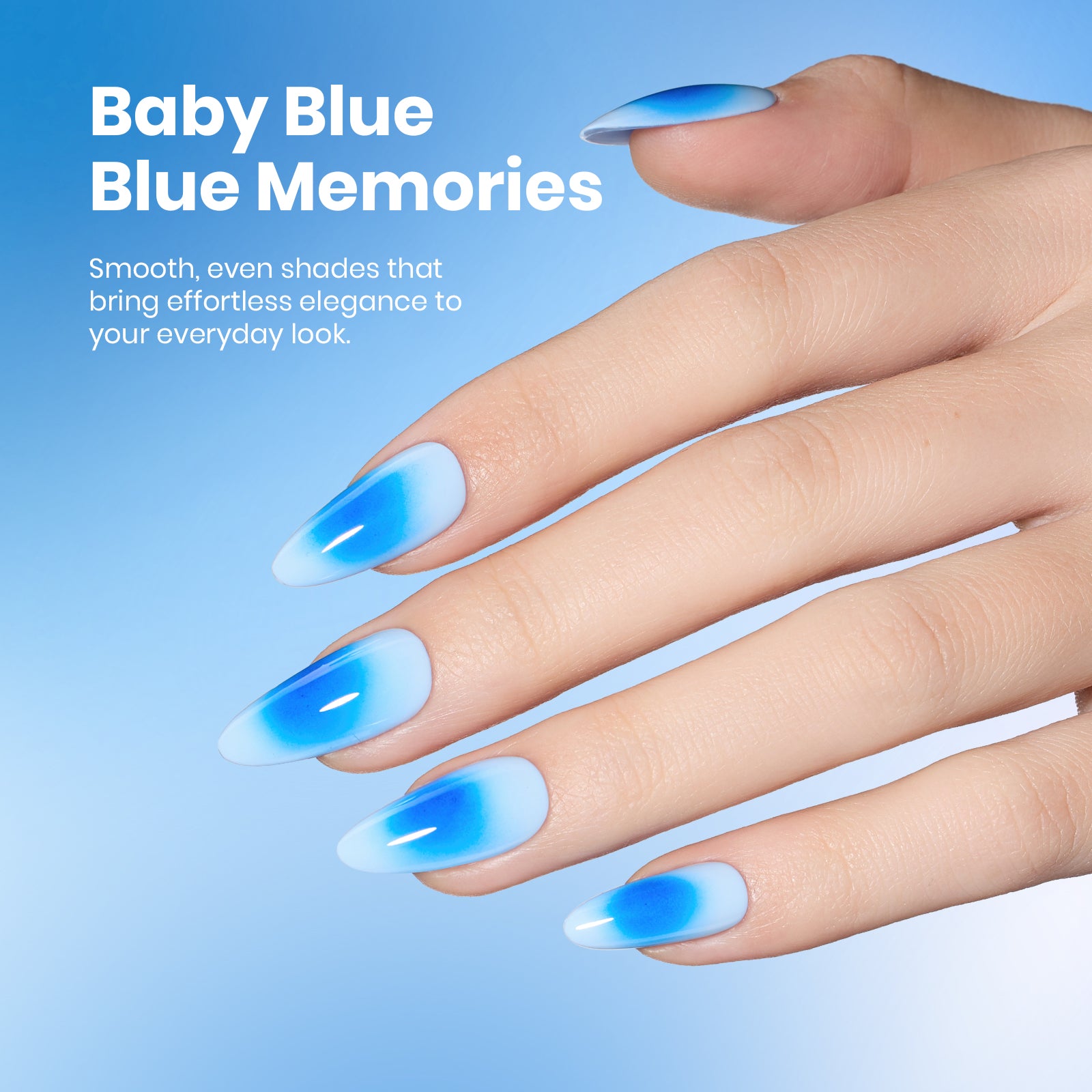 Beetles Stay Shining Collection Salon-Quality Gel Polish - 15ml of Baby Blue