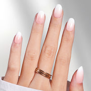 Beetles Almond Press On Nail,64 psc Pink Ombre Nails Press On 16 Sizes XS Short Almond Pink Ombre Fake Nails 2 Set Press On Nails with Nail Glue & Double-Sided Adhesives Nails Press Ons for Women