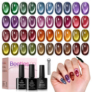 Beetles Pastoral Whisper 20 Colors Cat Eye Gel Magnetic Fall Gel Polish Kit Halloween Nails