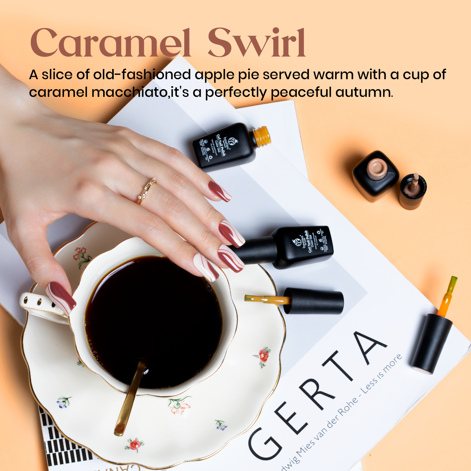 Caramel Swirl | Gel Polish 6 Colors Set