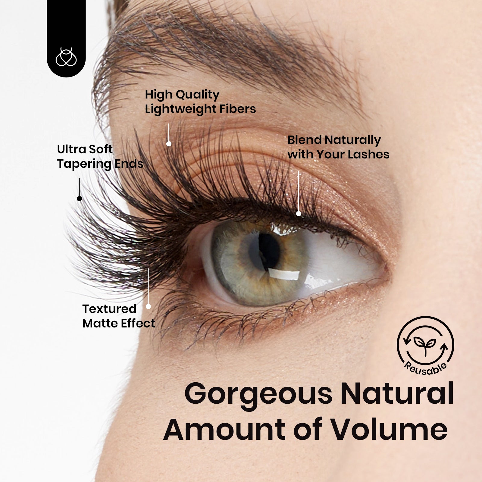 False Eyelash Clusters Kit| Essential Collection 5 Pairs