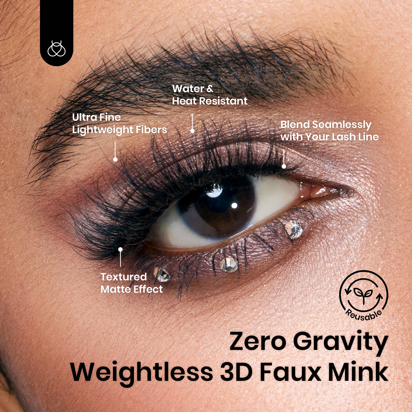False Eyelash Clusters Kit| Zero Gravity Collection 5 Pairs