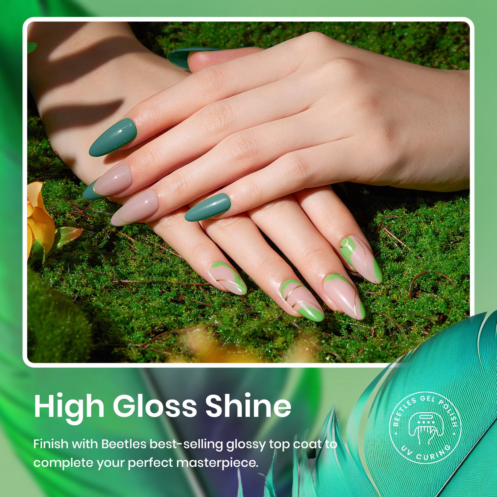 Avocados in Emerald Canopy | 6 Colors Gel Polish Set