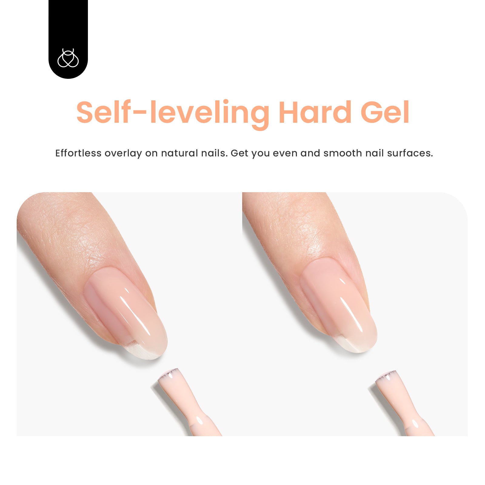 Beetles 8-in-1 Builder Nail Gel Set: 6 Colors Set for Strength and Beauty
