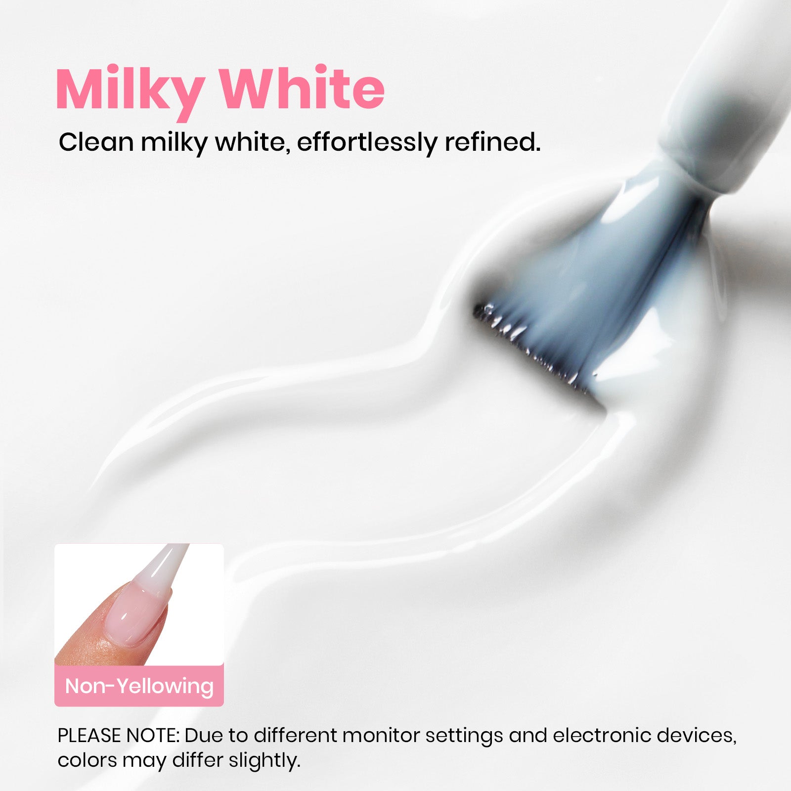 Beetles Stay Shining Milky White Top Coat HEMA Free & TPO Free 15ml