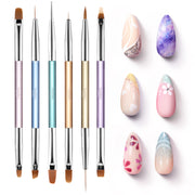 Beetles Pro 6 Pcs Double-Ended Nail Art Brush Set