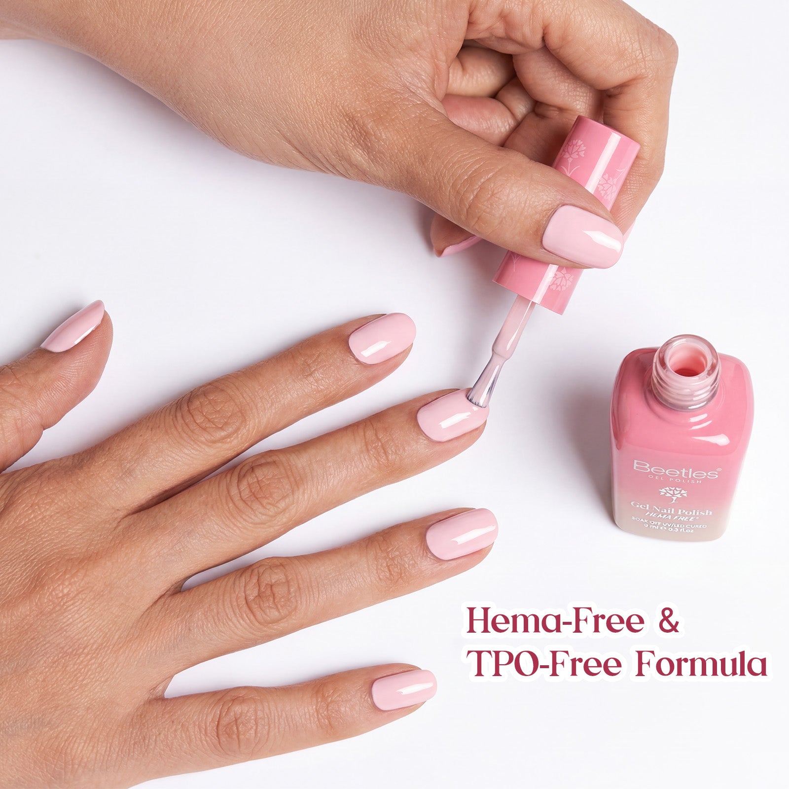 (Extra Free Nail Tips) Beetles Mani Time with Mom Mother's Day Gift Box | 12-Color HEMA-Free & TPO-Free Manicure Kit