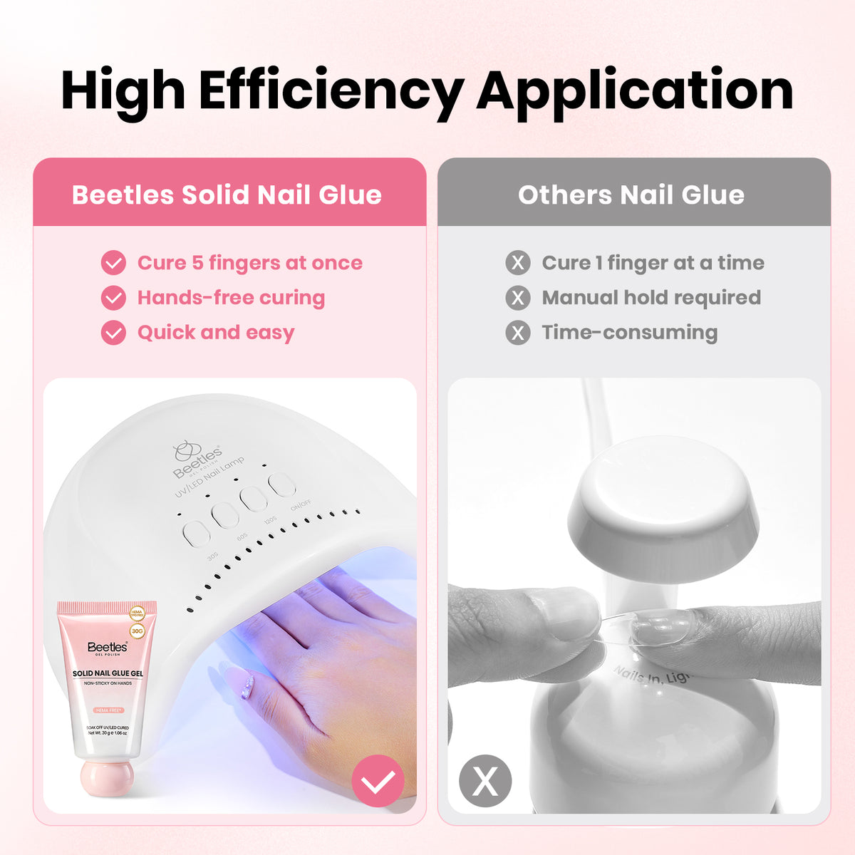 Beetles Nail Glue-Solid Nail Glue Gel