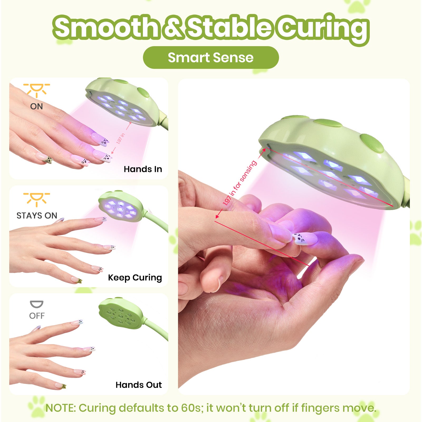 Beetles Stay Shining Meowgic LemonMeow Nail Lamp