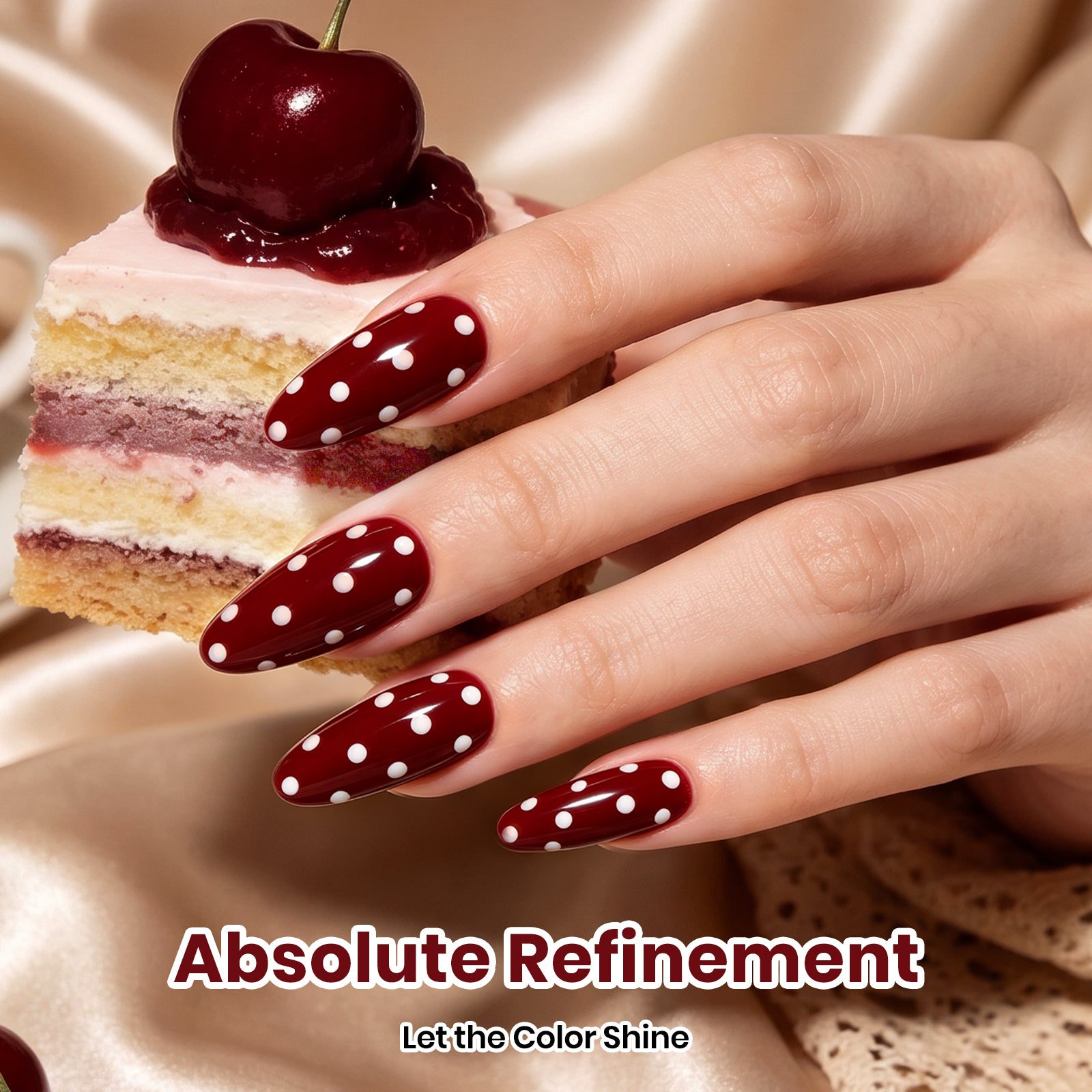 Beetles Fall Nails Season - Ruby Cherry Gel Nail Polish Autumn Halloween Nails 9ML