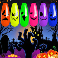 Hema-free Tropical - Glow Colorful Bottle 6 Color Each 15ml Blue Yellow Pink Gel Polish