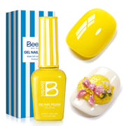 Beetles Summer Voyage - Lemon Stripe Summer Neon Nails 9ml