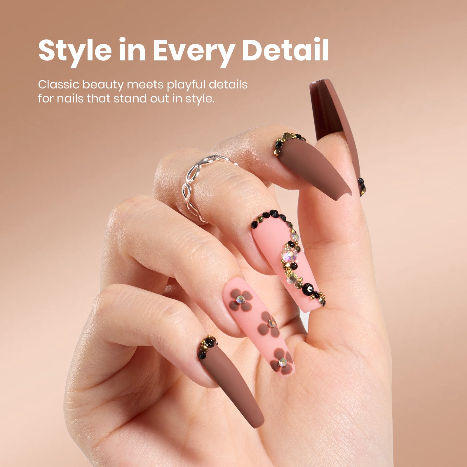 Beetles Gel Polish Mocha Mood - 15ml of Cozy Moment