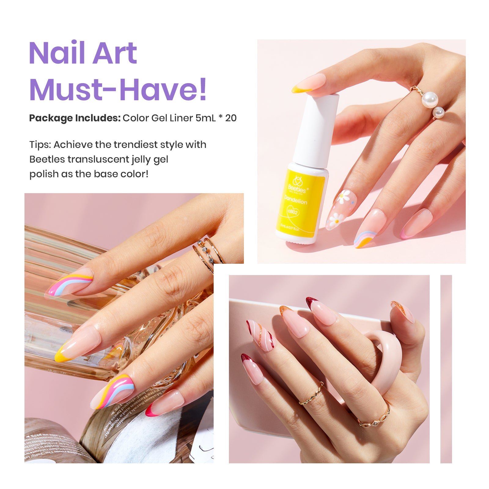 Creative Freedom | Gel Liner 20 Colors Set | 5ML Each