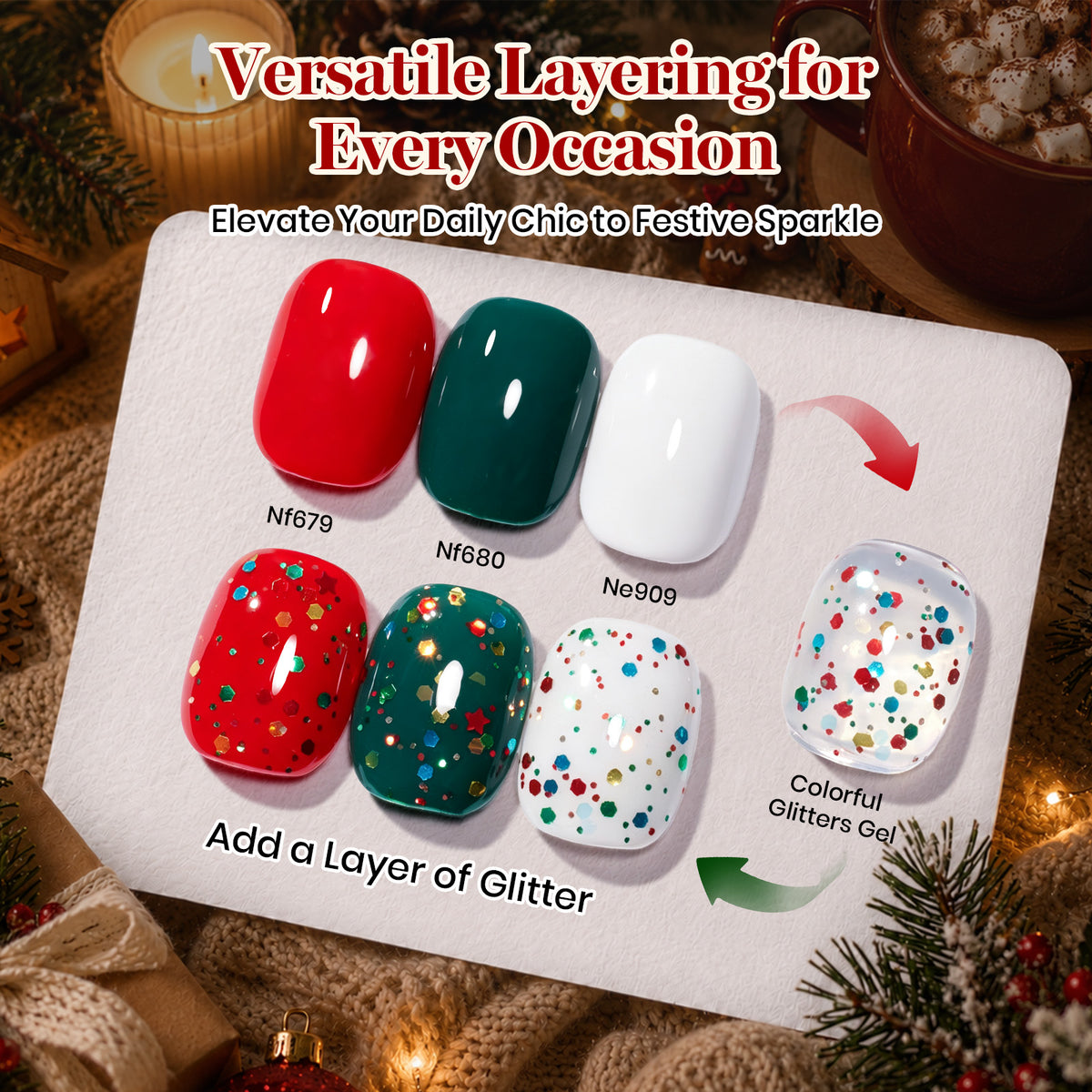Beetles Hema Free & TPO Free Gel - Christmas Elf
