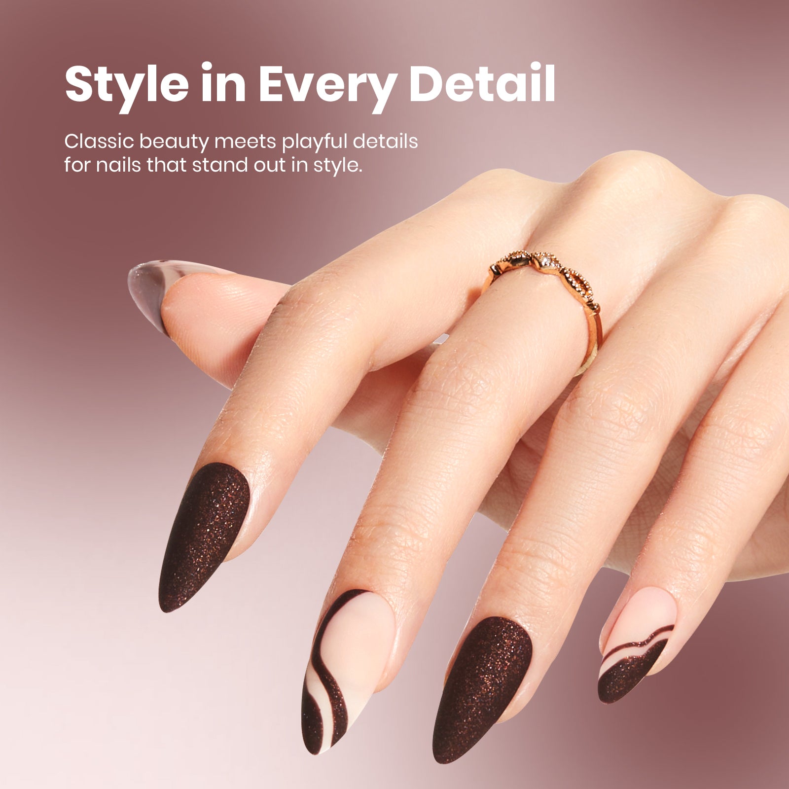 Beetles Gel Polish Hazelnut Brownie-15ml of Sweet Focus