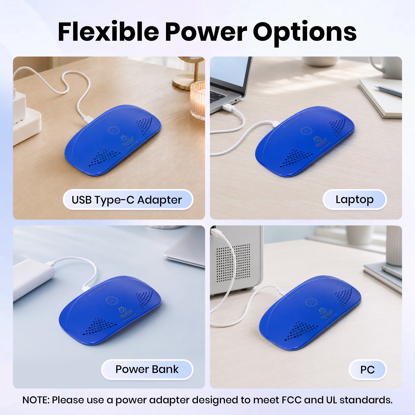 Beetles Mini UV LED Nail Lamp - Blue Nail Light Fast Drying Curing Lamp