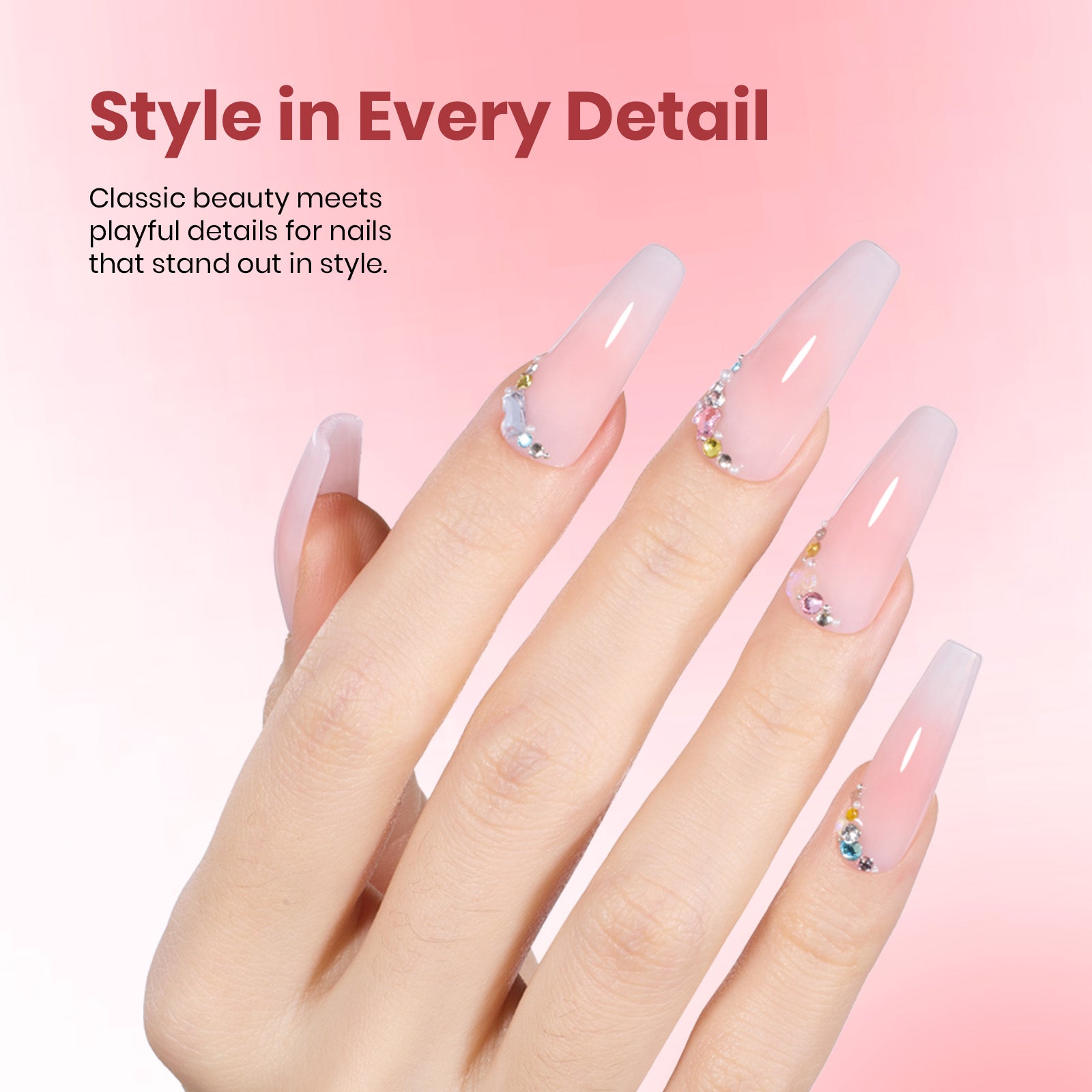 Beetles Gel Polish Bare Petal - 15ml of Tender Whisper