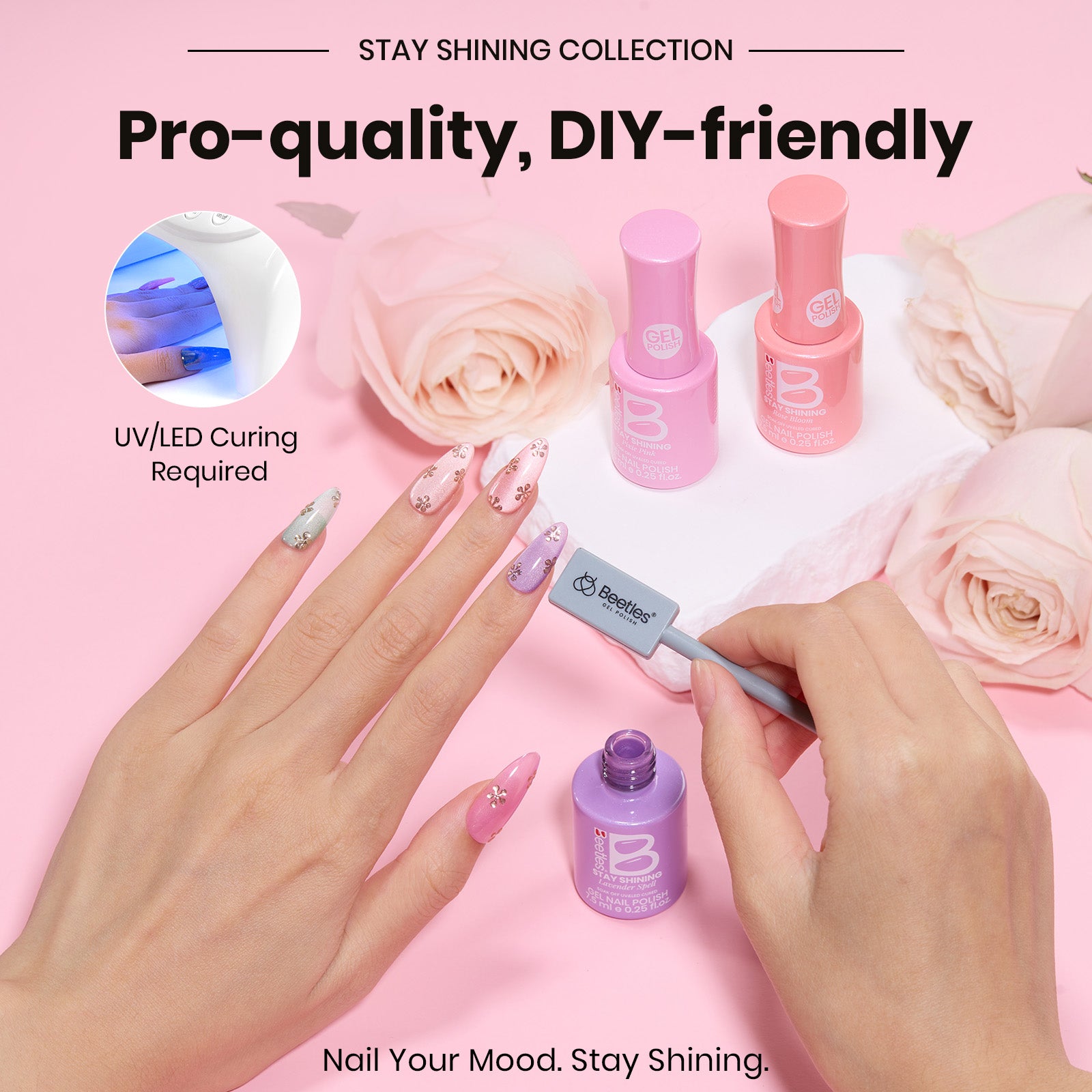 Beetles Stay Shining Fairy Garden Shade  -15ML 6 Colors Cat Eye Gel Nail Polish
