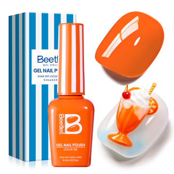 Beetles Summer Voyage - Citrus Pop Orange Summer Nails Neon 9ml