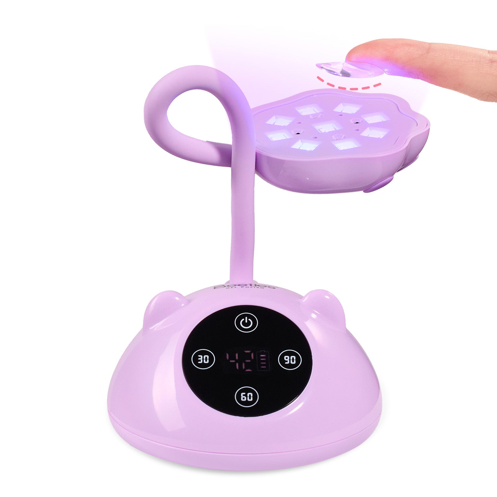 Beetles Stay Shining Meowgic GrapePurr Nail Lamp