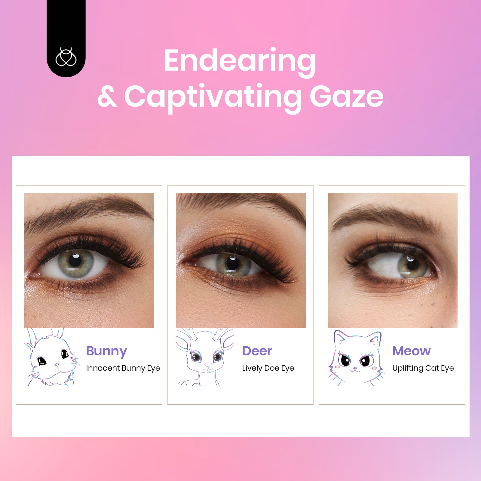 False Eyelash Clusters Kit| Animal Magic 3 Styles 6ct