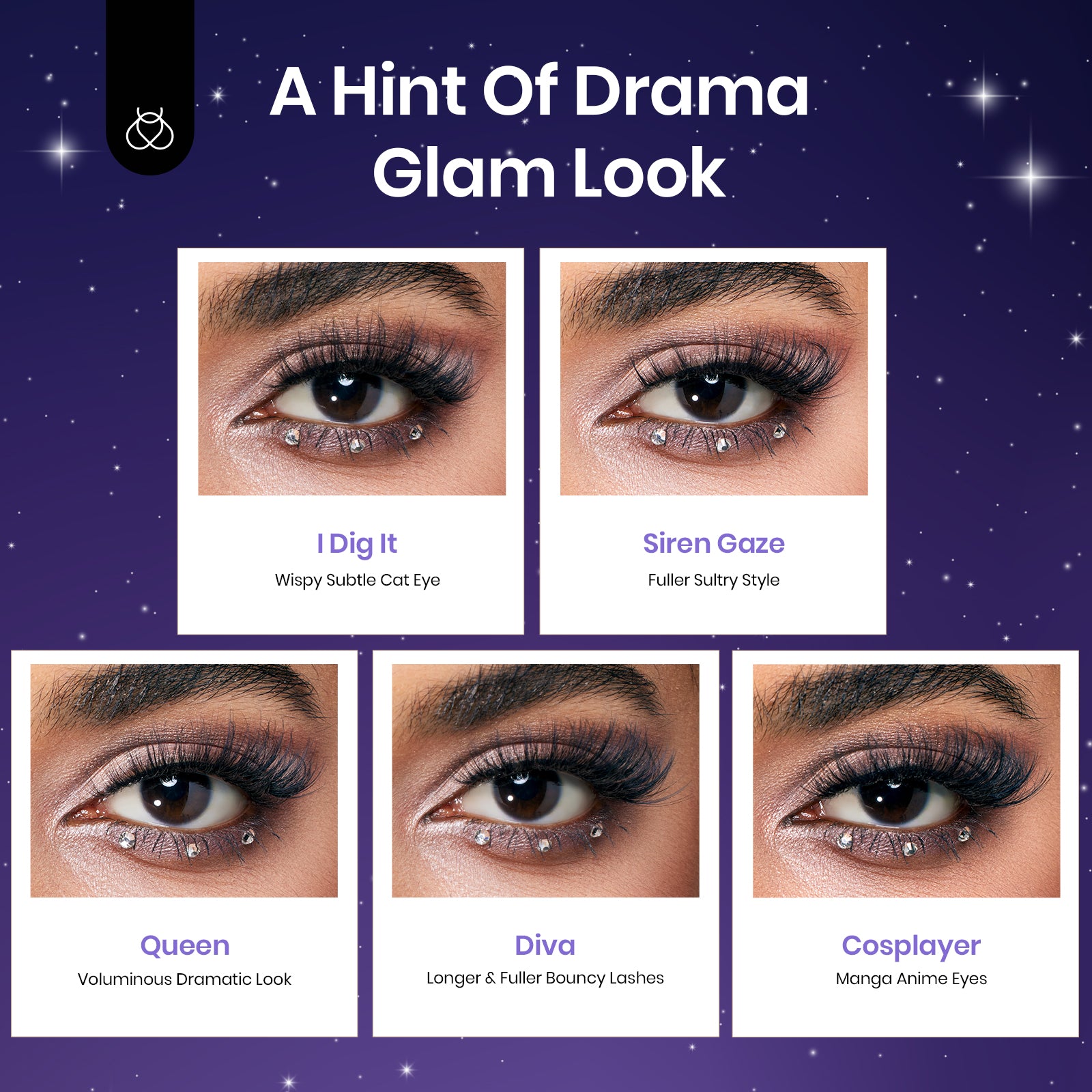False Eyelash Clusters Kit| Zero Gravity Collection 5 Pairs