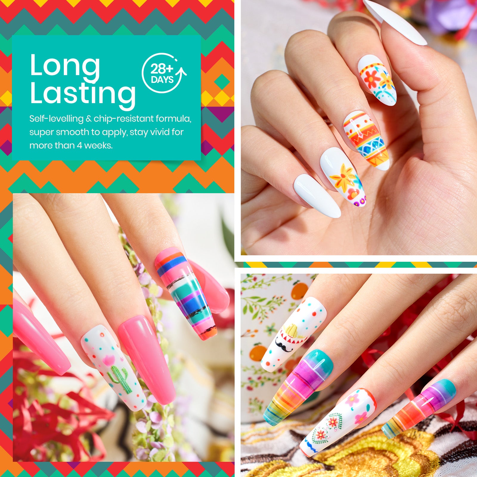 Carnaval Colorido | 6 Colors Gel Polish Set