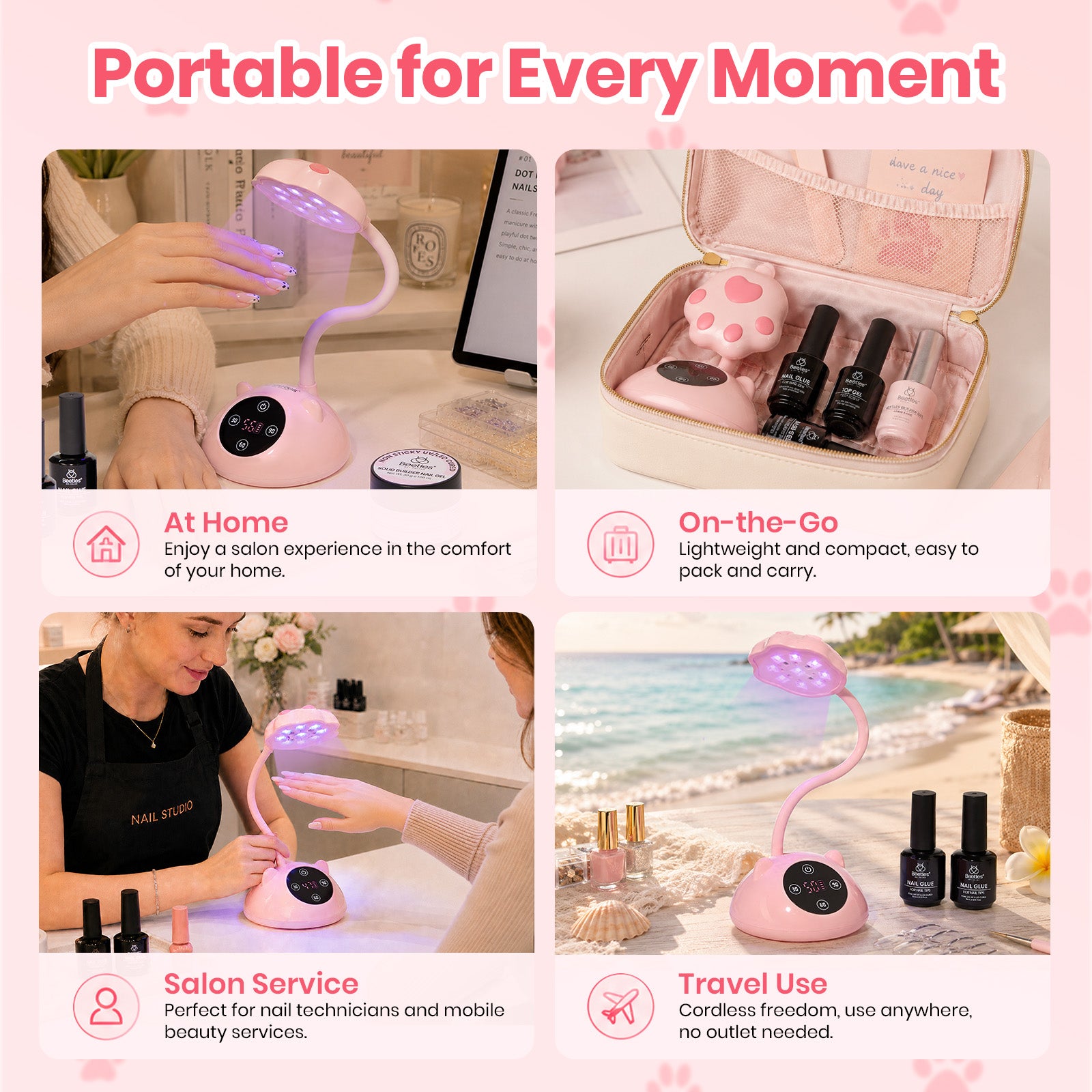Beetles Stay Shining Meowgic StrawPurr Nail Lamp