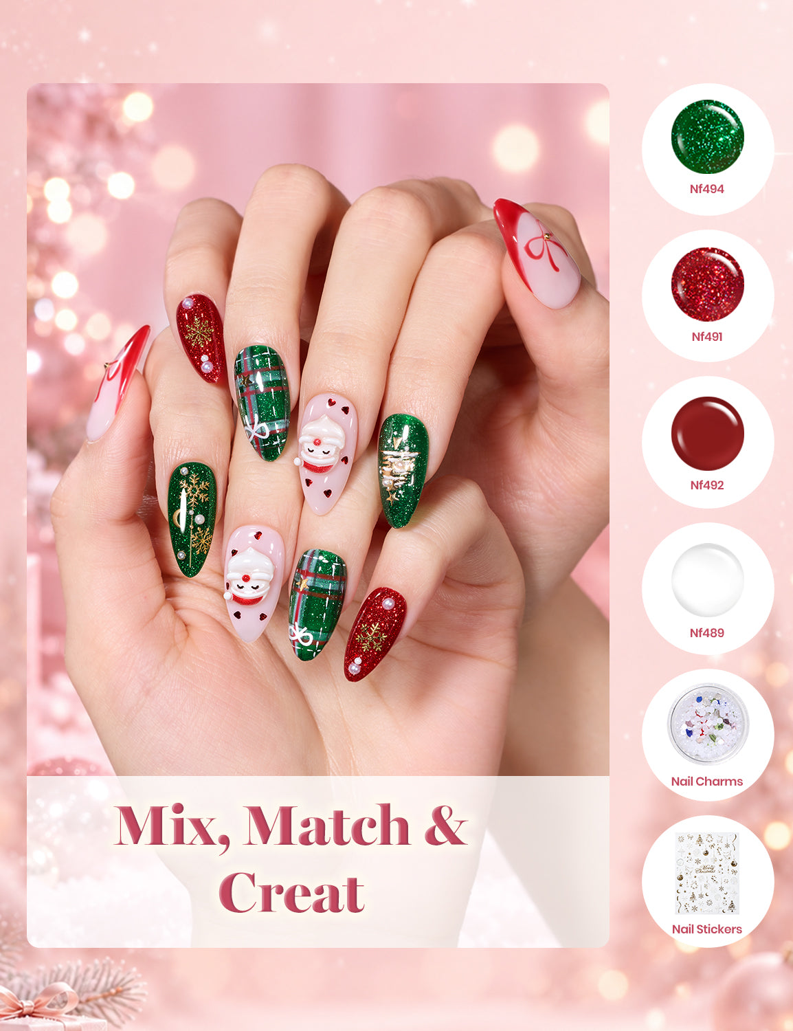 Beetles 2026 Advent Calendar Wishful Eve 12 Days Christmas Gift Box HEMA Free TPO Free Gel Polish Kit