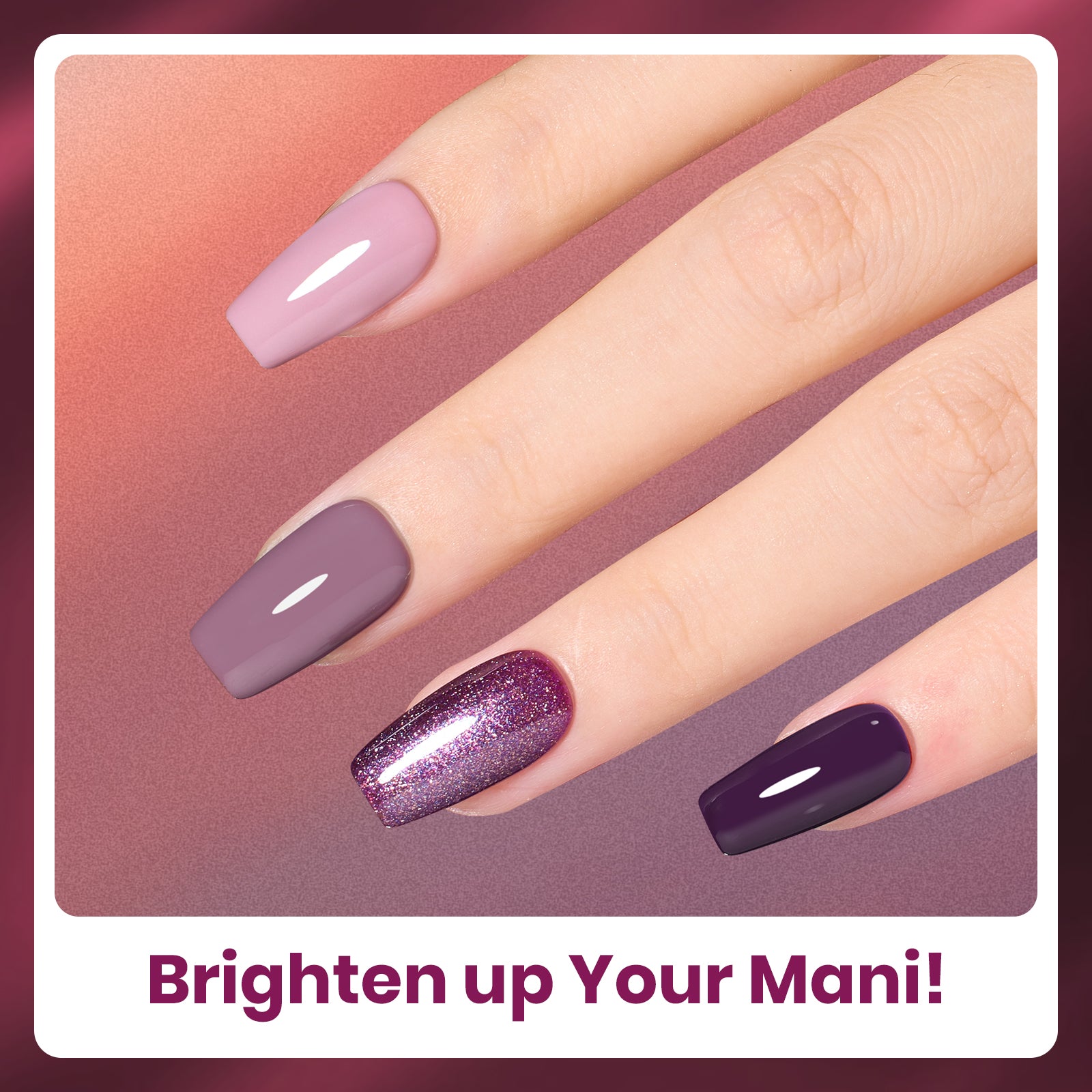 Beetles Stay Shining Muse Of Midnight HEMA Free TPO Free 6 Colors Gel Nail Polish Set 7.5ml