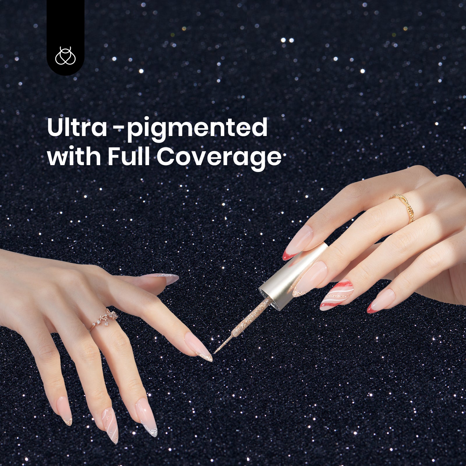 Festive Sparkle - Nail Art Gel Liner