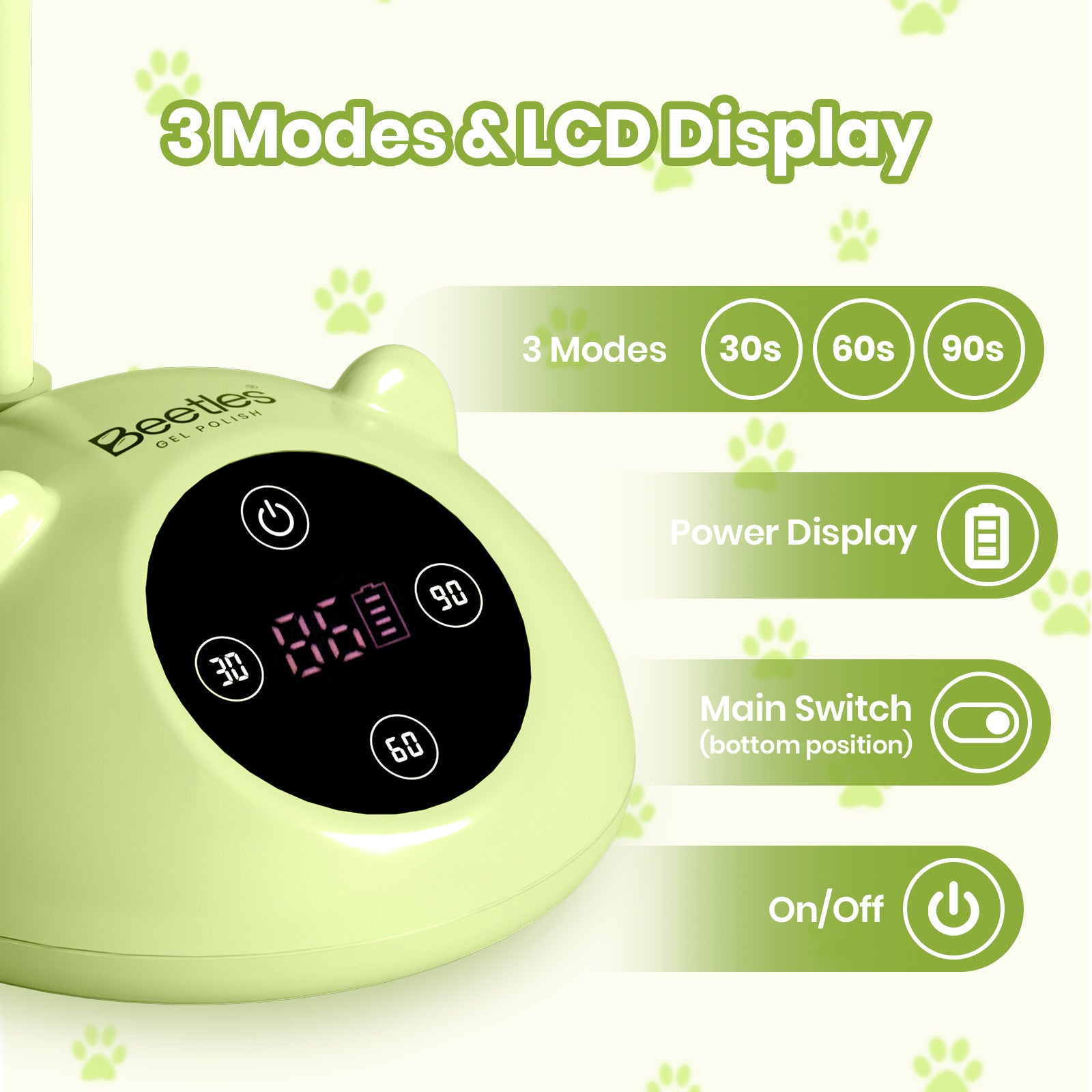 Beetles Stay Shining Meowgic LemonMeow Nail Lamp