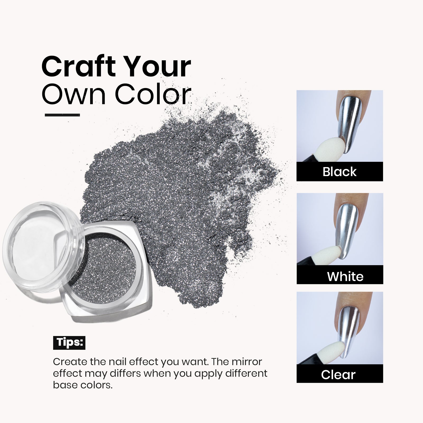 Beetles Stay Shining Mirror Effect Chrome Nail Powder
